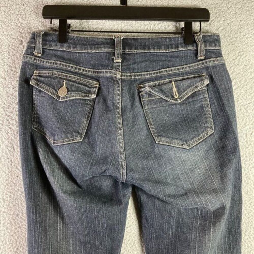 Fashion Bug Jeans Blue Size 5 Denim Bootcut Boot Cut Womens Stretch Mid Rise - Picture 11 of 12